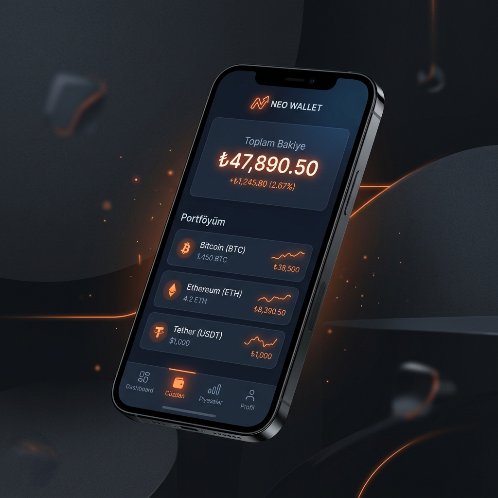 NeoBank Mobil Cüzdan Arayüzü